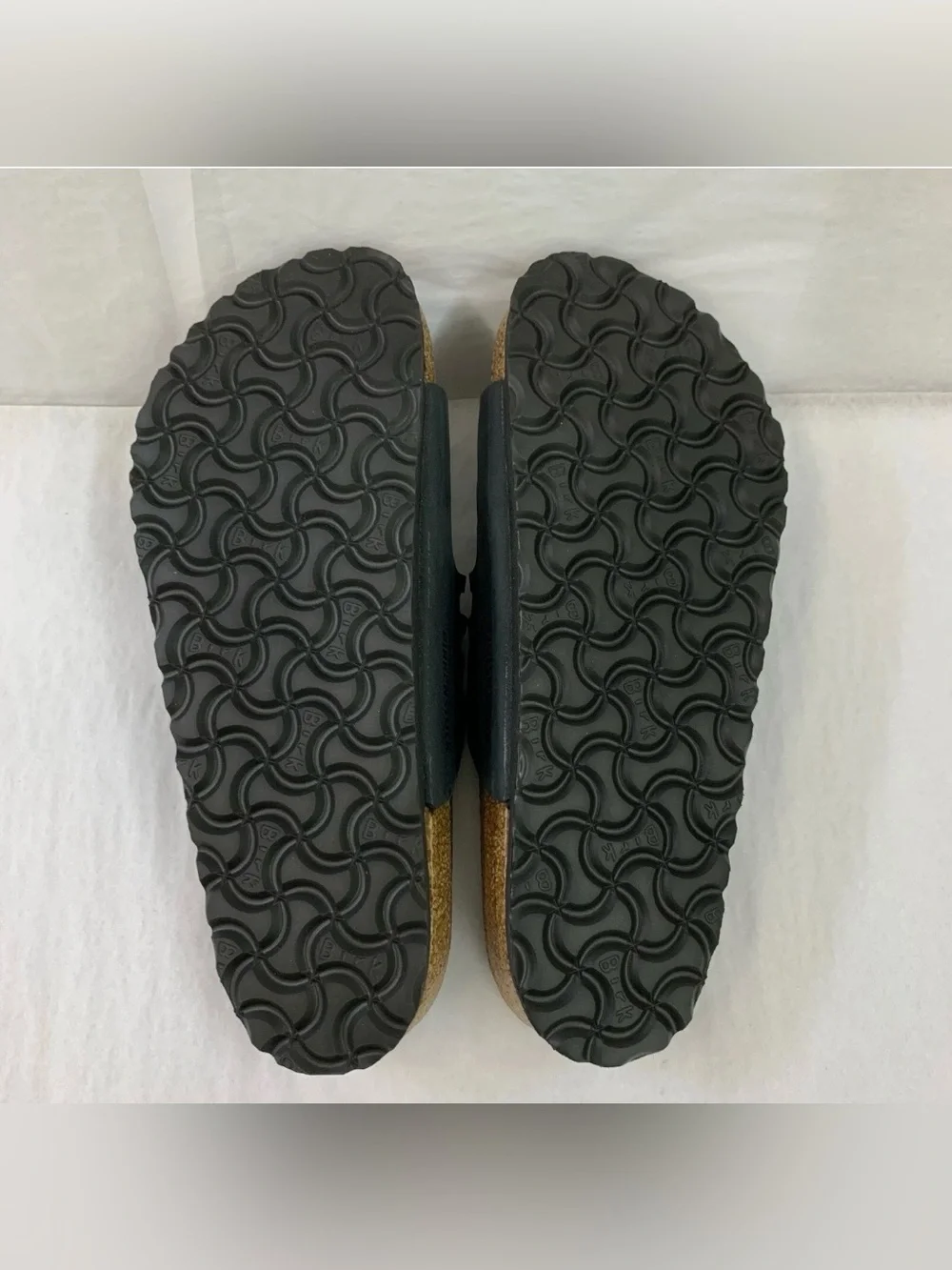 Birkenstock 💅 Granada Black Oiled Leather Soft Footbed Sandal Slide 37 39 40 41 - Picture 9 of 13